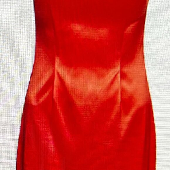 Eliza J one shoulder she red dress size 12 - Picture 10 of 10